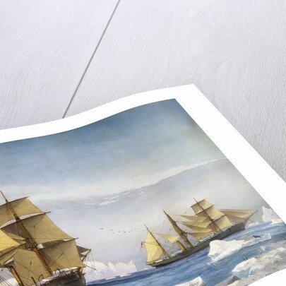 H.M.S. Alert and Discovery on the Arctic Expedition of 1865-1866 by William Frederick Mitchell