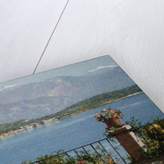 View of the Isola Bella, Italy by Angelo Morbelli