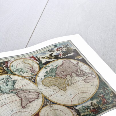 Orbis Terrarum Nova et Accuratissima Tabula by Nicholas Visscher