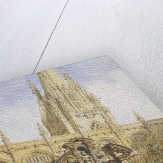 St. Mary's, Oxford University, England by Joseph Nash