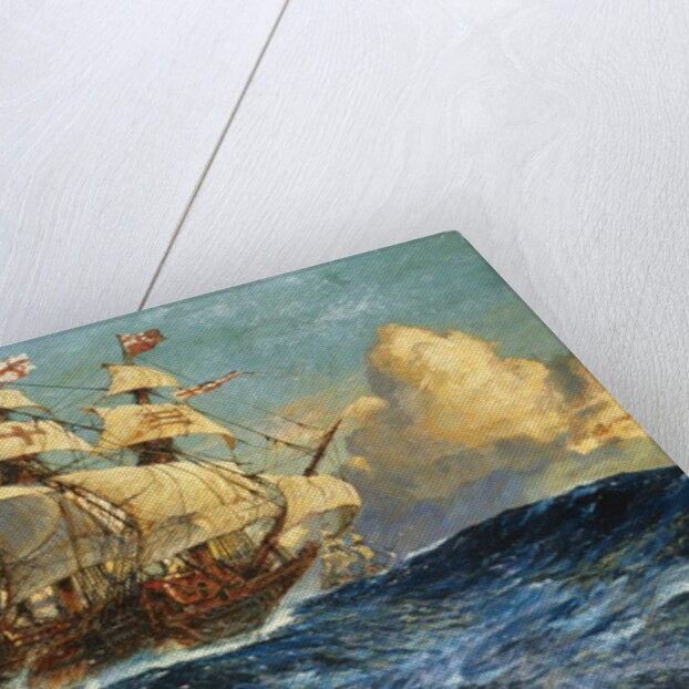 The English Fleet at Sea by Charles Dixon