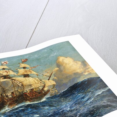 The English Fleet at Sea by Charles Dixon