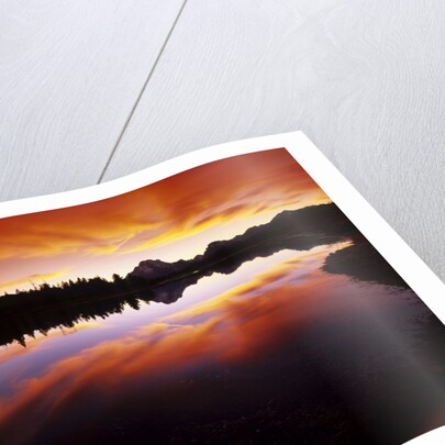 Sunset in the Teton Range by Anonymous