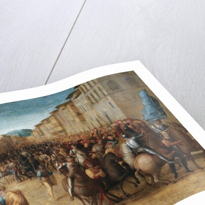 Entrance of Charles VIII in Florence by Francesco Granacci