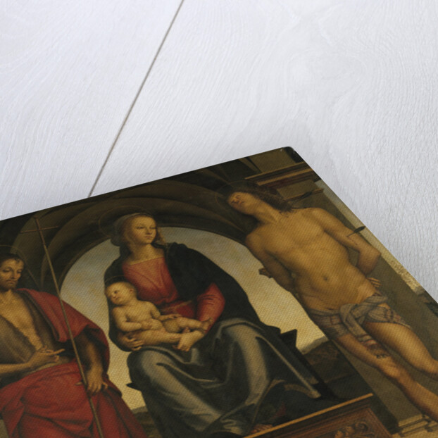 Madonna and Child with Saint John the Baptist and Saint Sebastian by Perugino