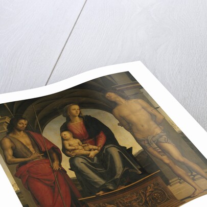Madonna and Child with Saint John the Baptist and Saint Sebastian by Perugino