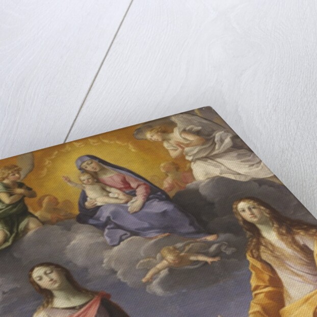 Madonna of the Snow with Saints Lucy and Mary Magdalen by Guido Reni
