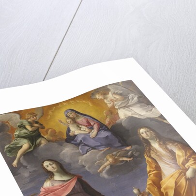 Madonna of the Snow with Saints Lucy and Mary Magdalen by Guido Reni