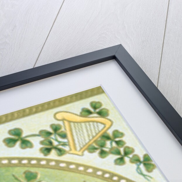 Erin Go Bragh Postcard with Top Hat by Anonymous