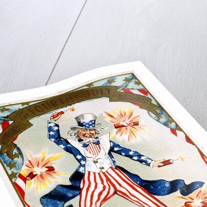Hurrah for the Fouth of July! Hurray! Postcard by Anonymous