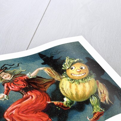 Hallowe'en Postcard by Anonymous