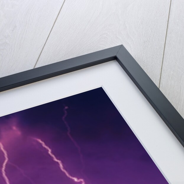 Lightning over Monument Valley by Anonymous