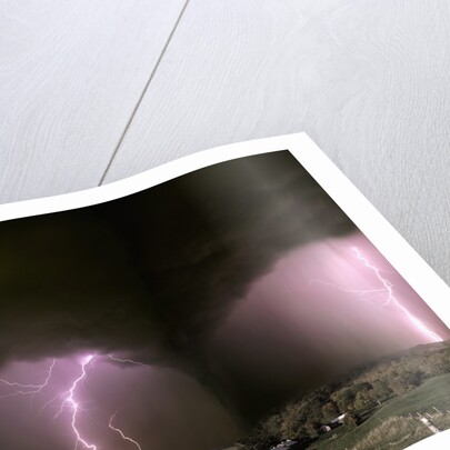 Farm Threatened by Tornado