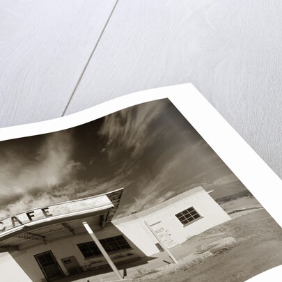 Gas Station and Cafe by Anonymous