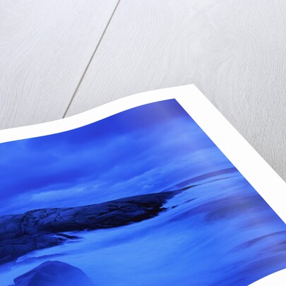 Lighthouse on Rocky Shore by Anonymous