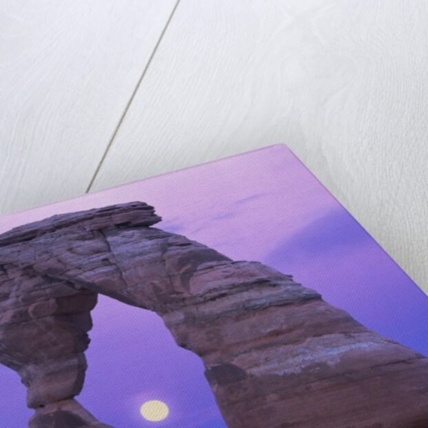 Moon Framed by the Delicate Arch by Anonymous