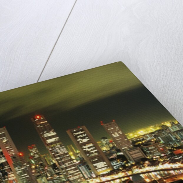 Metropolitan Singapore at Night by Anonymous