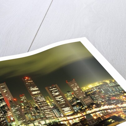 Metropolitan Singapore at Night by Anonymous