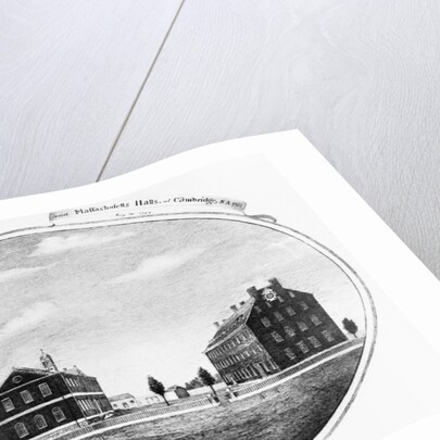 Harvard Yard in 1795 by Anonymous