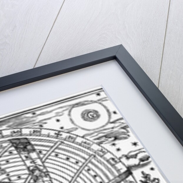 Print of Atlas Supporting a Ptolemaic Universe by Anonymous