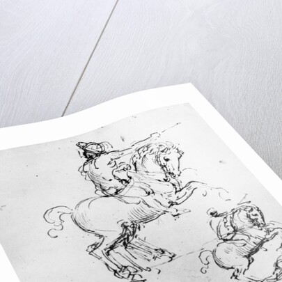 Study for the Trivulzio Monument by Leonardo da Vinci