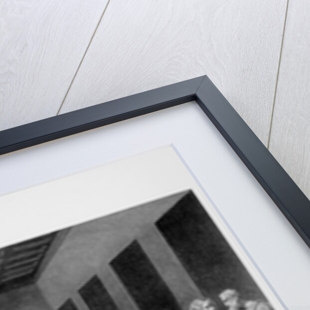 The Last Supper. an engraving of Leonardo da Vinci's famous painting. at S. Maria delle Grazie, Mila by Anonymous