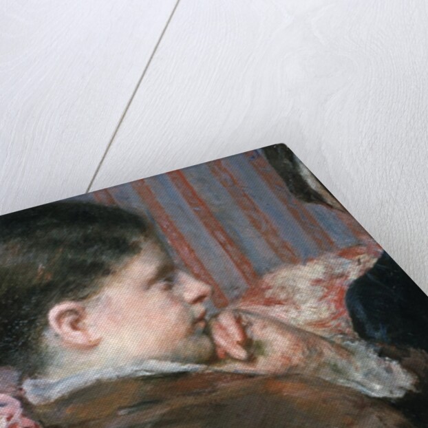 Detail Showing Profile of Woman from A Cup of Tea by Mary Cassatt