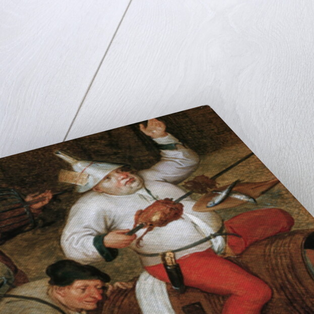 Detail of Combat Between Carnival and Lent by Workshop of Bruegel the Elder