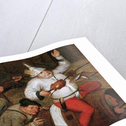 Detail of Combat Between Carnival and Lent by Workshop of Bruegel the Elder