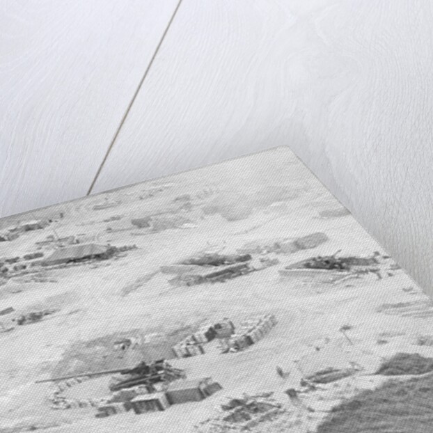 175mm Guns at US Base by Anonymous