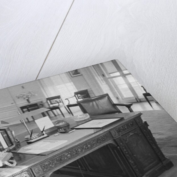 President Kennedy's Desk in the White House by Anonymous