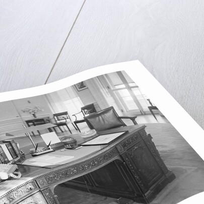 President Kennedy's Desk in the White House by Anonymous