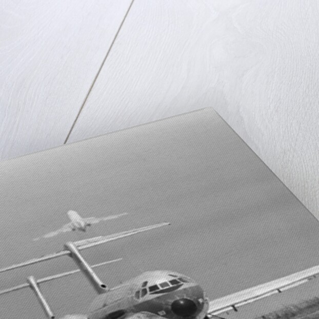 Jets Lined Up for Takeoff at Hartsfield International Airport by Anonymous