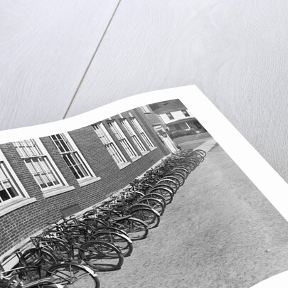 Bikes On Bike Rack by Anonymous