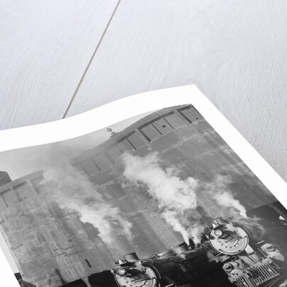 Locomotives Taking on Coal in Coal Docks in Philadelphia by Anonymous