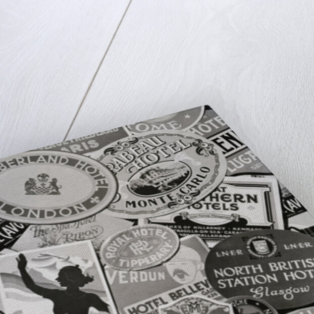 European Hotel Labels by Anonymous