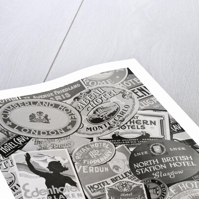 European Hotel Labels by Anonymous