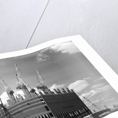 World Trade Center Under Construction by Anonymous