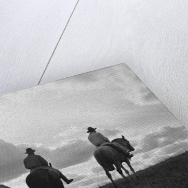 Three Men Riding the Range by Anonymous