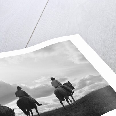 Three Men Riding the Range by Anonymous