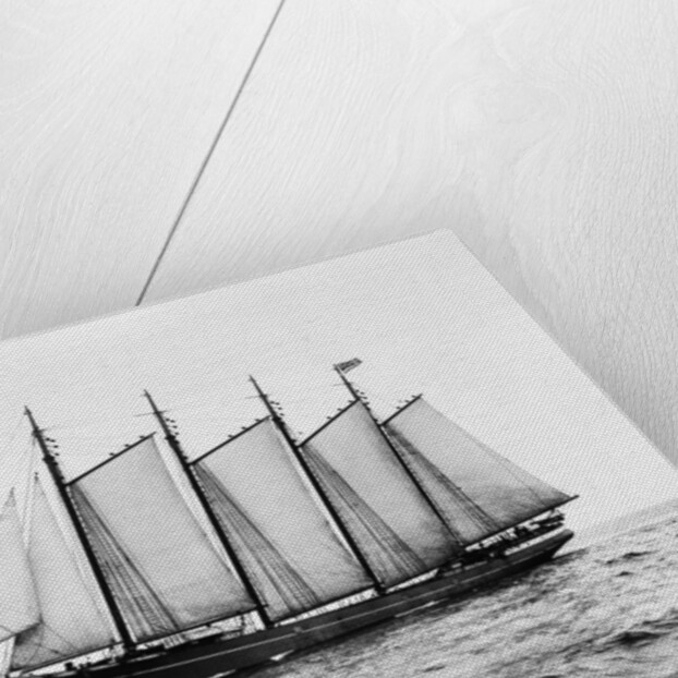Short-Masted Schooner by Anonymous