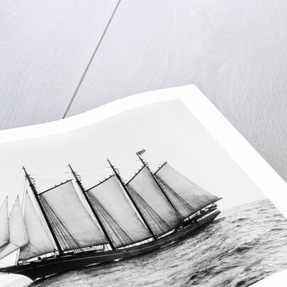 Short-Masted Schooner by Anonymous