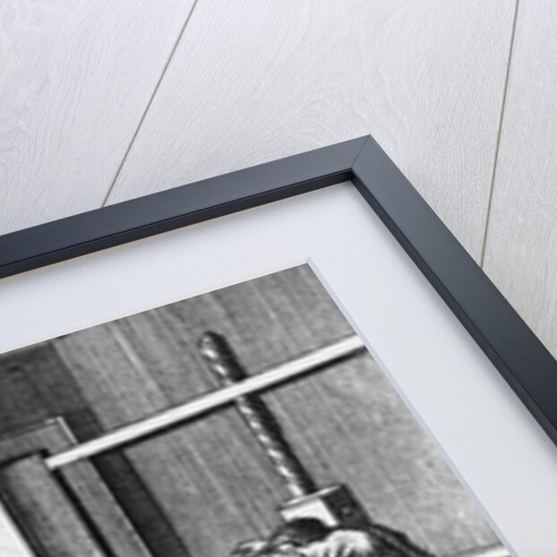 18th-Century Engraving of The Papermaker by Anonymous