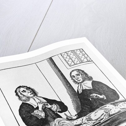 The Manner of Dissecting the Pestilentiall Body Illustration by Anonymous
