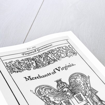 Seal Of Merchant'S Company Of Virginia by Anonymous
