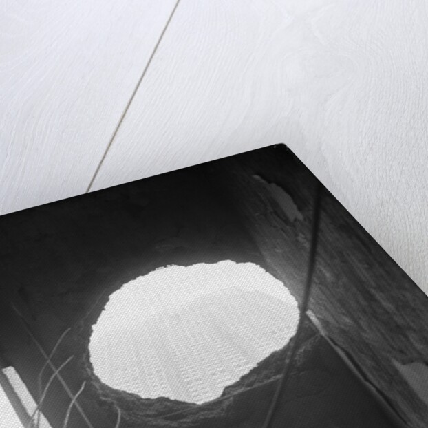 Hole From Crash At Empire State Building by Anonymous