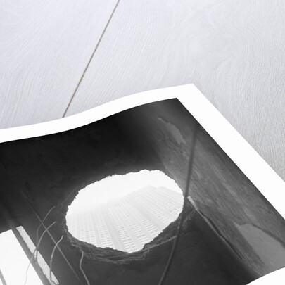 Hole From Crash At Empire State Building by Anonymous