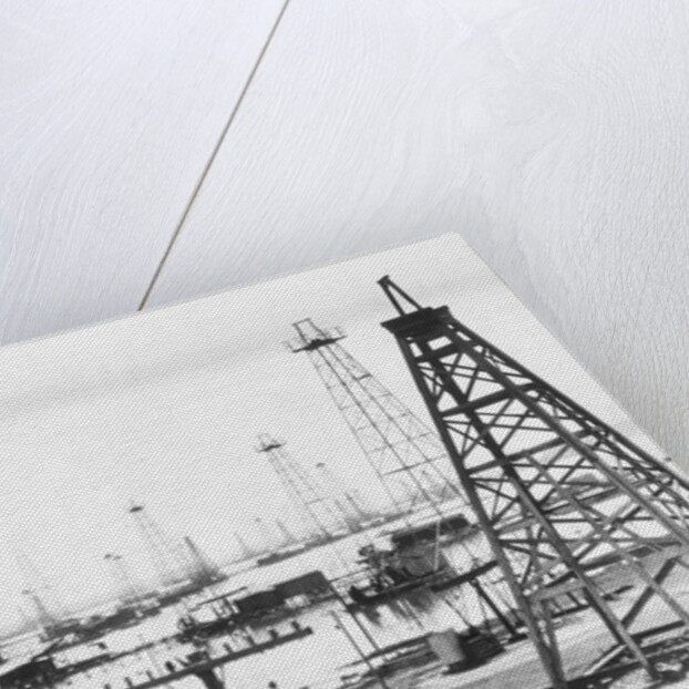 Oil Rigs In Gulf Of Mexico by Anonymous