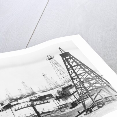 Oil Rigs In Gulf Of Mexico by Anonymous