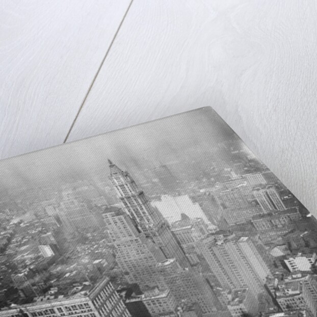 Aerial View of the Woolworth Building in Manhattan by Anonymous